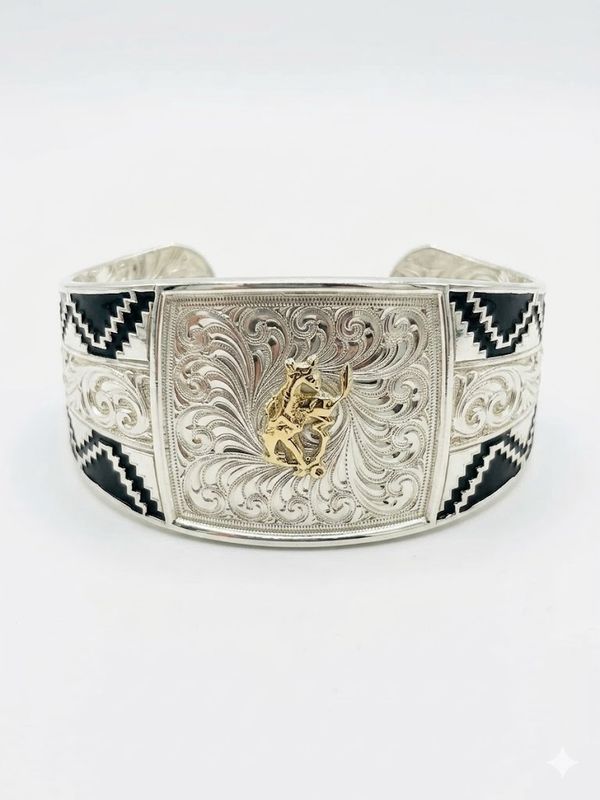 Pendleton Round-Up Montana Silversmiths Aztec Cuff