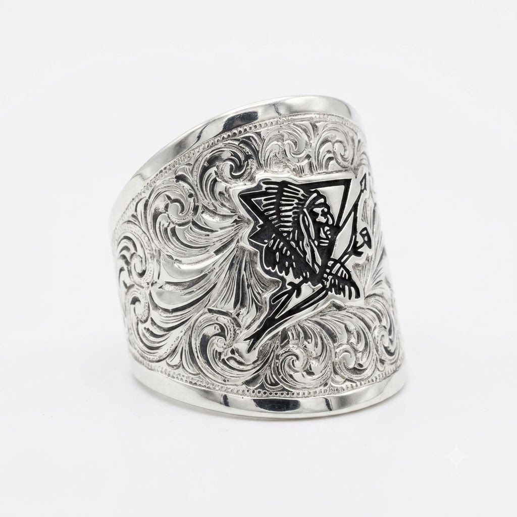 Happy Canyon Montana Silversmiths Adjustable Ring