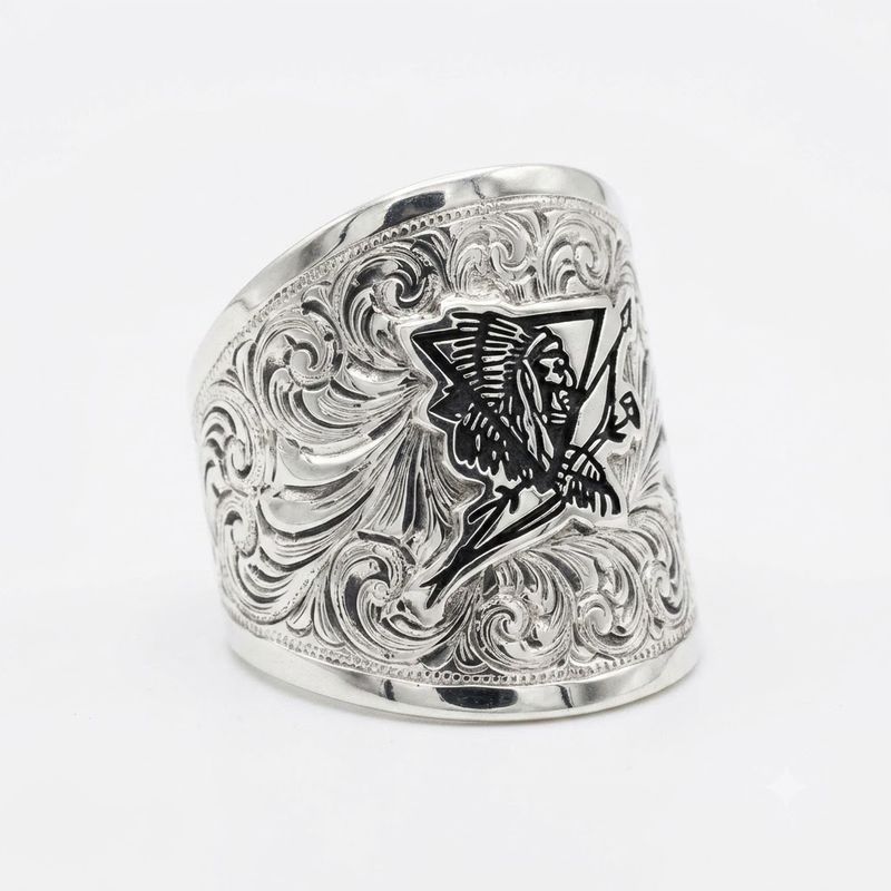 Happy Canyon Montana Silversmiths Adjustable Ring