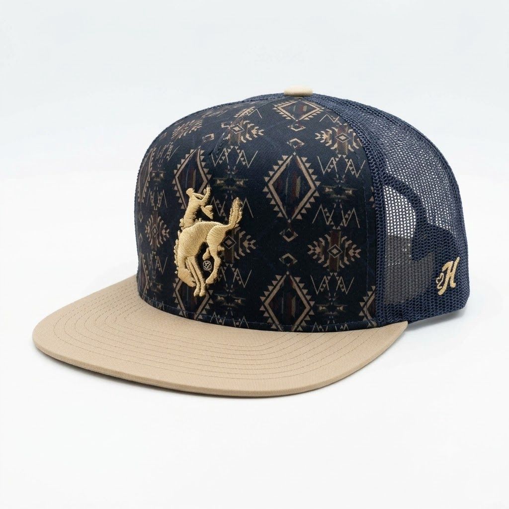 Pendleton Round-Up Hooey Navy Aztec Hat