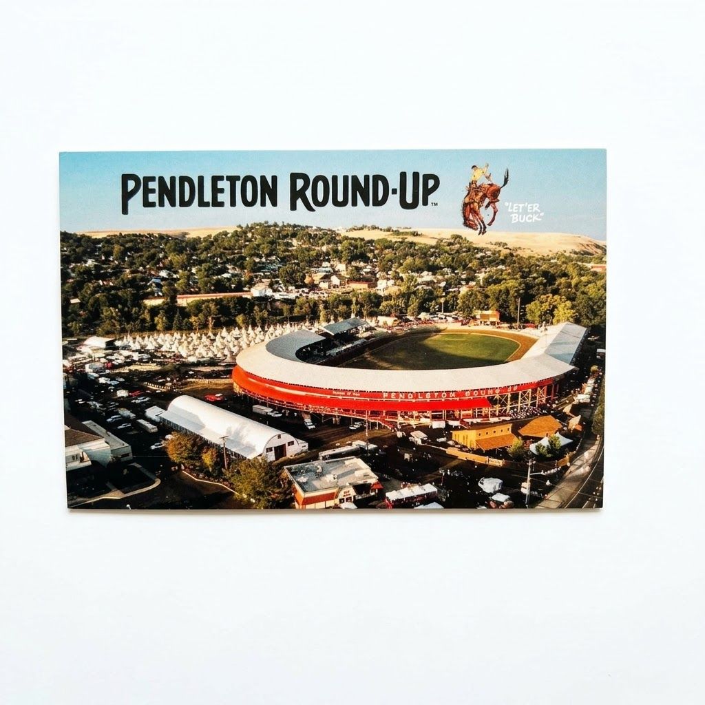 Pendleton Round-Up Arena Postcard