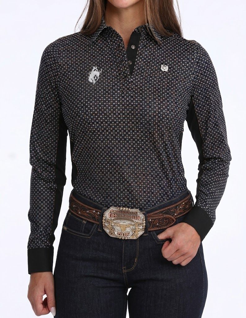 Ladies Cinch Pendleton Round-Up Hybrid Shirt