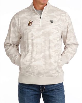 Men's Cinch Pendleton Round-Up Camo 1/4 Zip Pullover