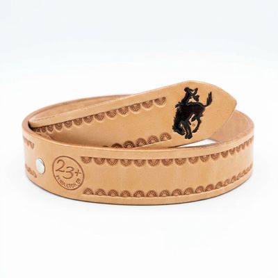 Pendleton Round-Up Hand Tooled Leather Belt