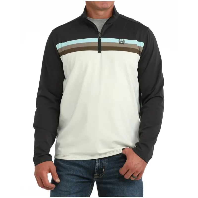 Men's Cinch Pendleton Round-Up Stripe 1/4 Zip Pullover