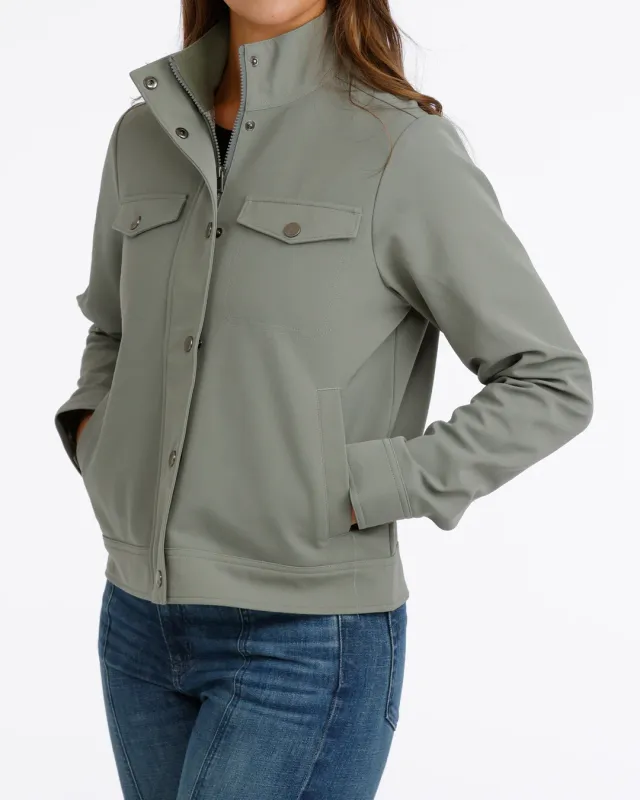 Ladies Cinch Pendleton Round-Up Green Softshell Jacket