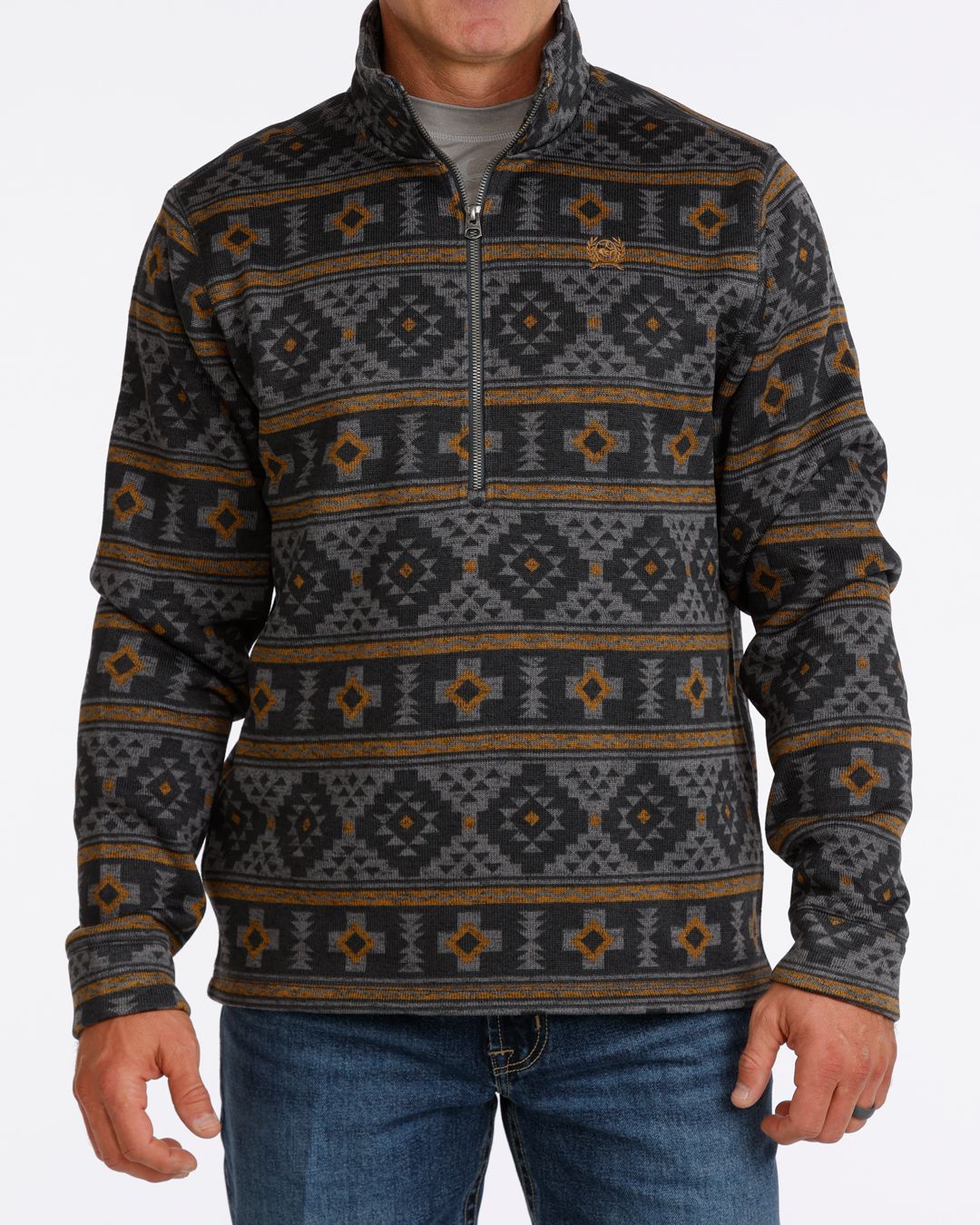 Men's Cinch Pendleton Round-Up Aztec 1/2 Zip Pullover