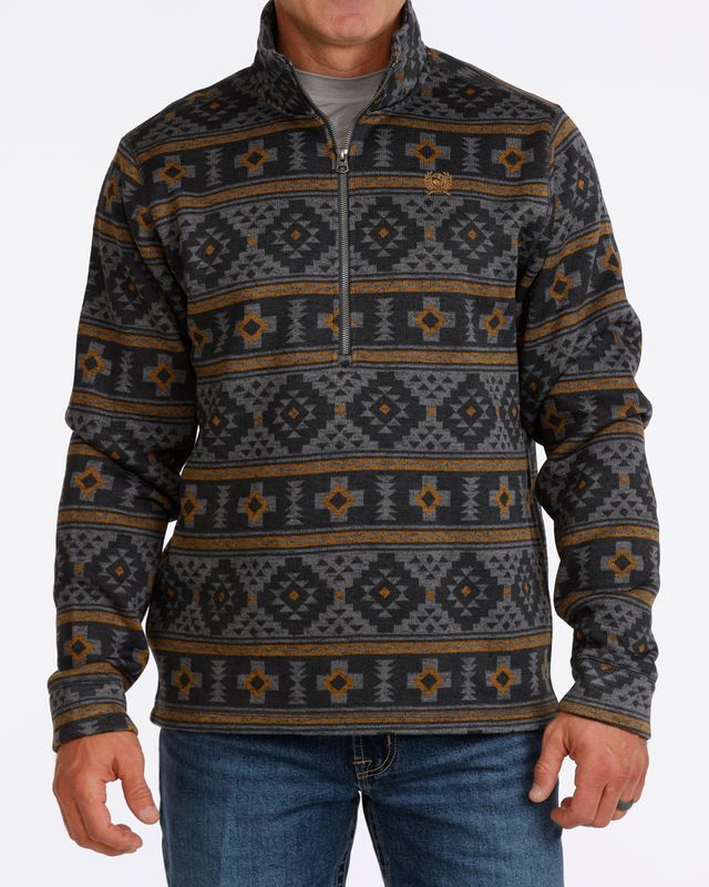 Men's Cinch Pendleton Round-Up Aztec 1/2 Zip Pullover