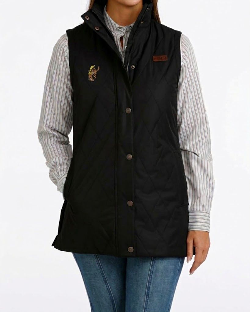 Ladies Cinch Pendleton Round-Up Barn Vest, size: S