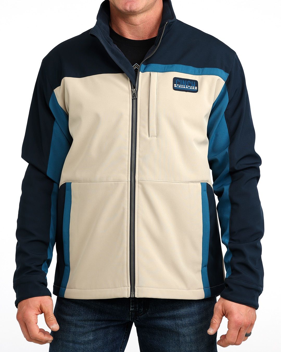 Men's Cinch Pendleton Round-Up Color Block Bonded Jacket