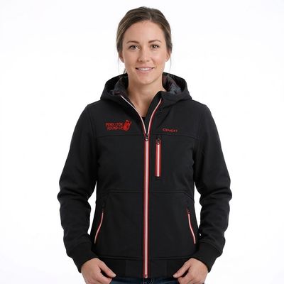 Ladies Cinch Pendleton Round-Up Black/Red Bonded Jacket