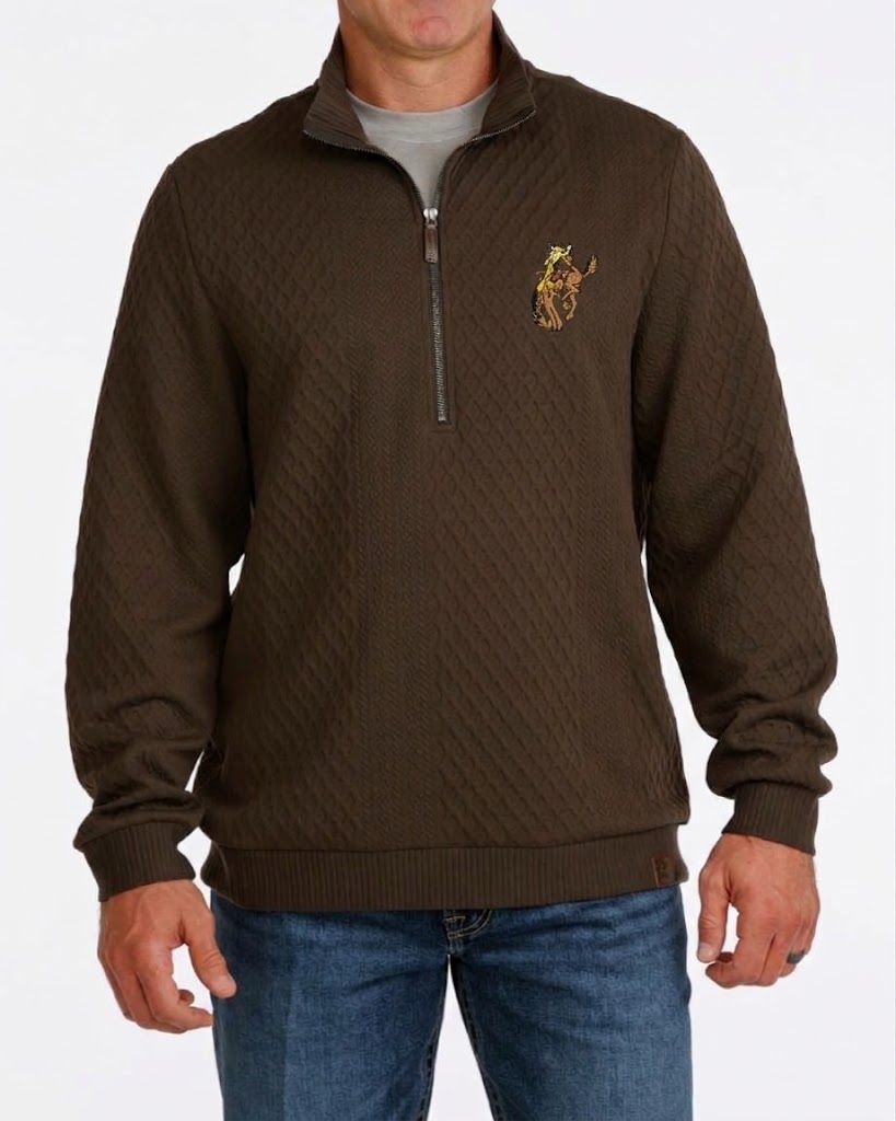 Men's Cinch Pendleton Round-Up Textured 1/4 Zip Pullover