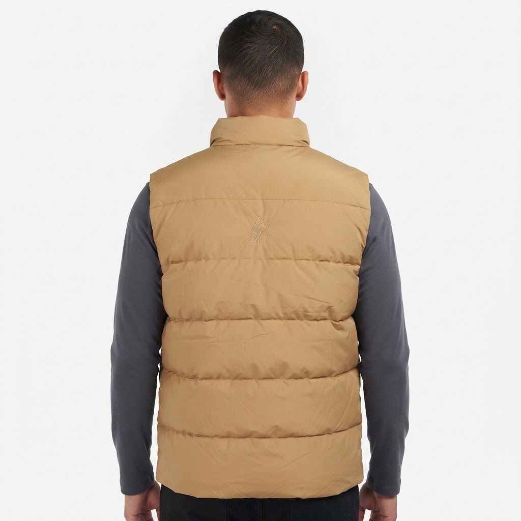 Men's Roper Pendleton Round-Up Tan Puffer Vest, size: S