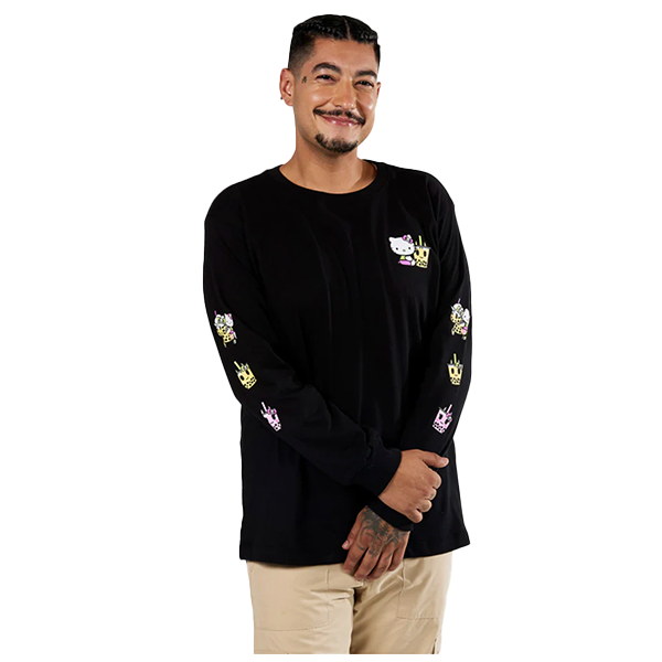 Tokidoki Boba Kitty Long Sleeve T-Shirt Tokidoki Boba Kitty Long Sleeve T-Shirt