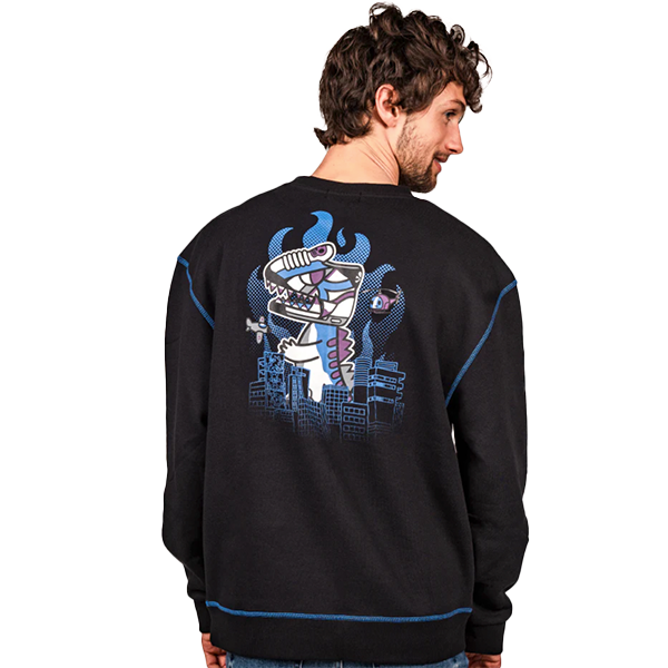 Flaming Kaiju Sweatshirt