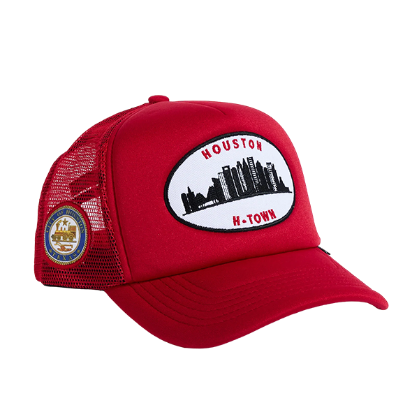 REFERENCE SKYLINE HOUSTON TRUCKER HAT