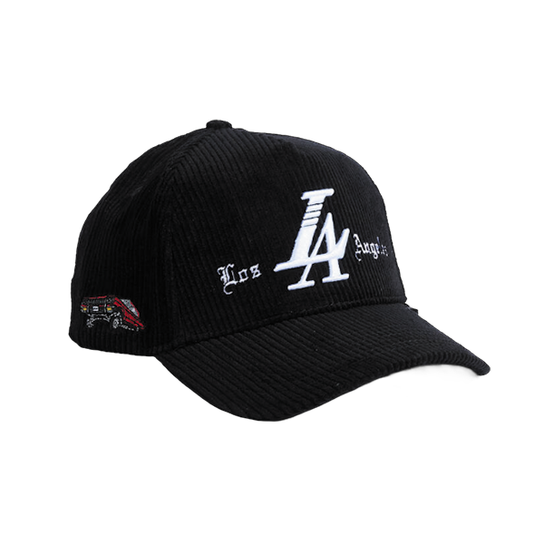 REFERENCE LA VIDA CORDUROY SNAPBACK- BLACK