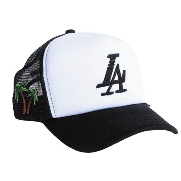 REFERENCE PARADISE LA TRUCKER HAT- BLACK/WHITE