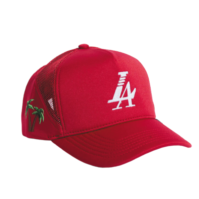 REFERENCE PARADISE LA TRUCKER HAT-RED