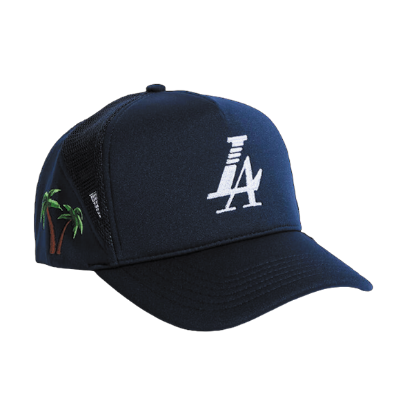 REFERENCE PARADISE LA TRUCKER HAT-NAVY