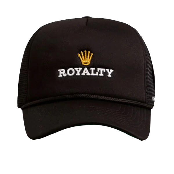 ROYALTY BLACK FOAM TRUCKER