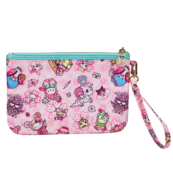 Tokidoki x Hello Kitty and Friends Sakura Festival Zip Pouch Wristlet