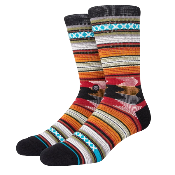 COTTON CREW SOCKS - BARON BLACK