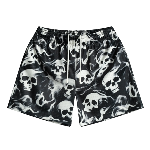 Black Skelly Shorts