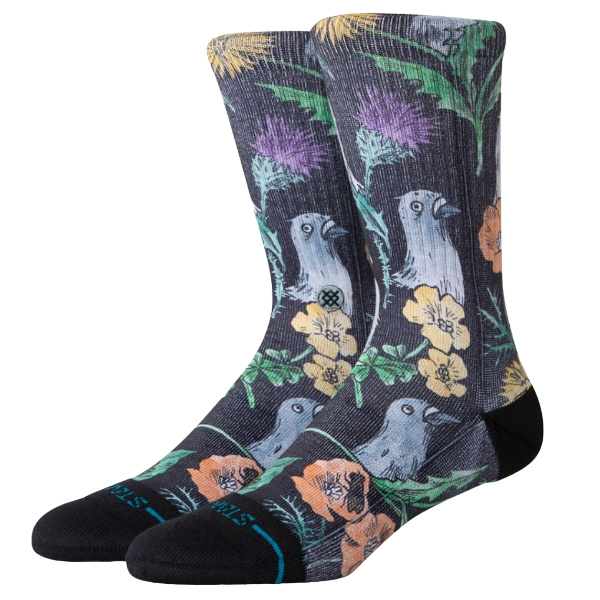 TODD FRANCIS X STANCE JUST FLOCKED CREW SOCKS