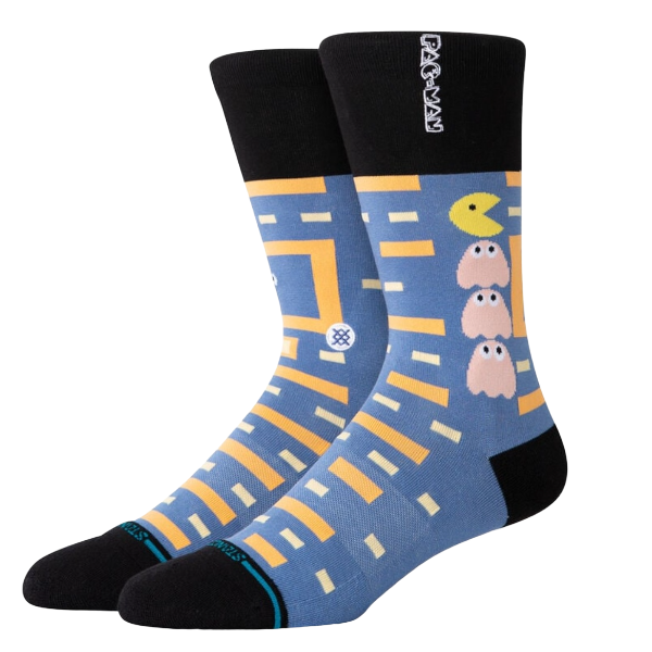 PACMAN X STANCE CREW SOCKS - POWER PELLET