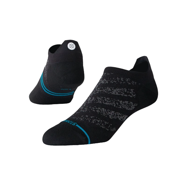 RUN ULTRALIGHT TAB SOCKS - BLACK