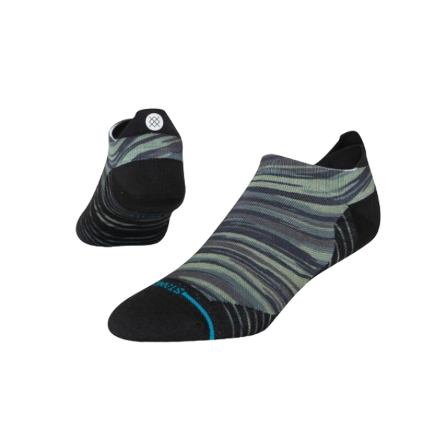 SLANT TAB SOCKS - GREEN CAMO