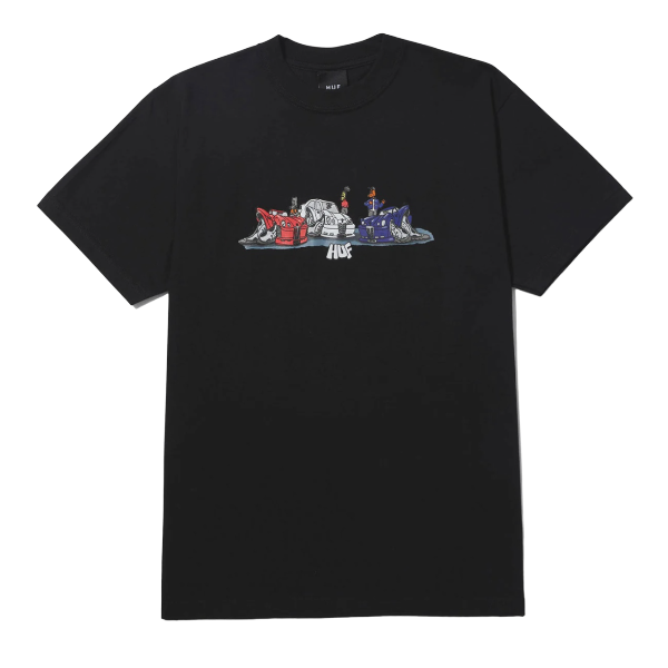 HUF CAR SHOW TEE - BLACK
