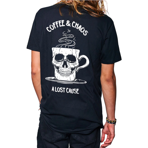 A Lost Cause Coffee and Chaos Tee
