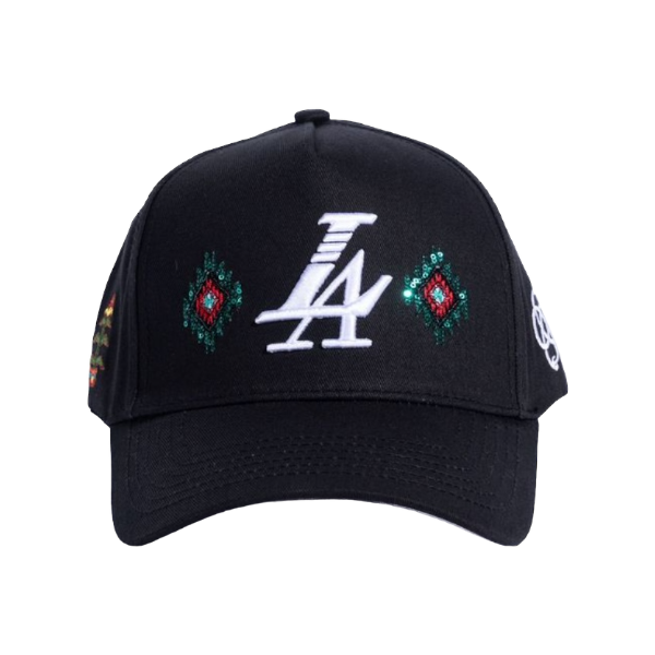 PARADISE LA BEADED BLACK SNAPBACK