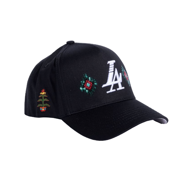 PARADISE LA BEADED BLACK SNAPBACK