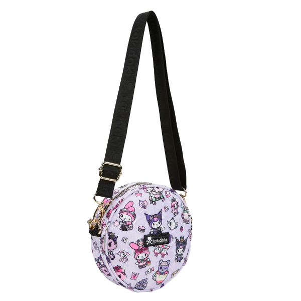 tokidoki X Kuromi & My Melody Garden Party Round Small Crossbody