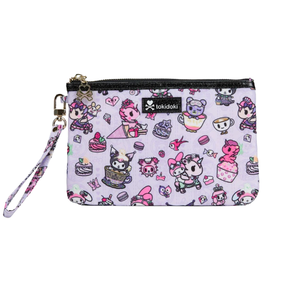 tokidoki x Hello Kitty Birthday Bash Gusset Zip Pouch Wristlet