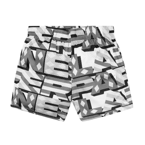 DIAMONDS AND STRIPES MESH SHORTS