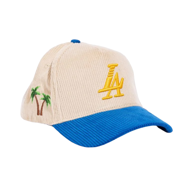 PARADISE LA CORDUROY (CREAM/BLUE/YELLOW)