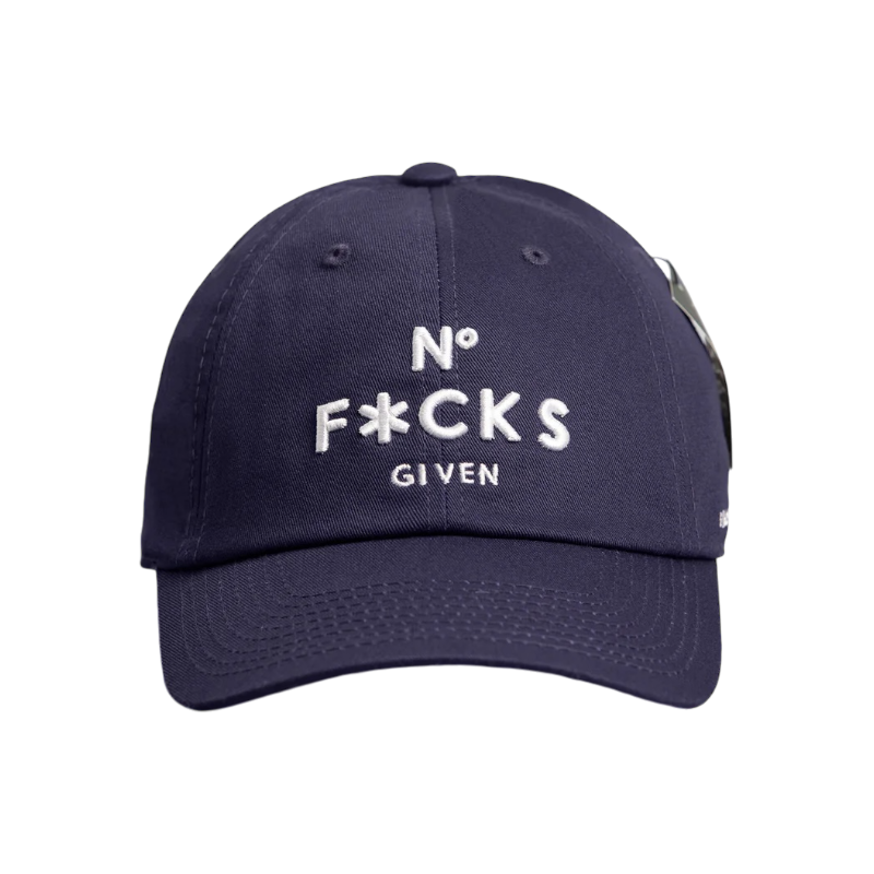 NO F*CKS GIVEN RELAXED FIT HAT - NAVY