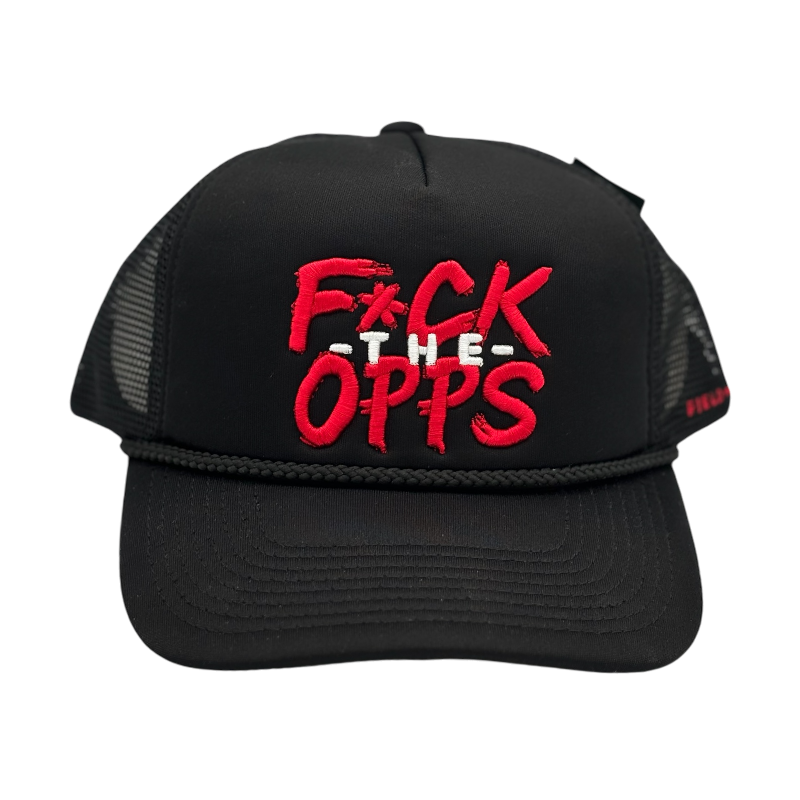 F THE OPPS FOAM TRUCKER HAT