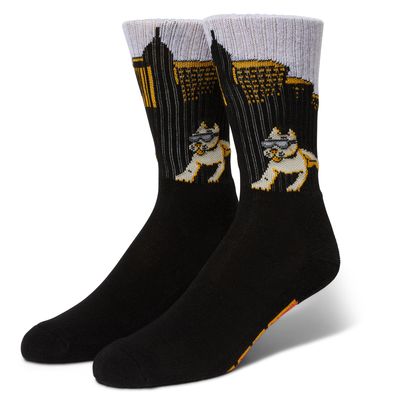 BLAZIN' JAMS CREW SOCK - BLACK