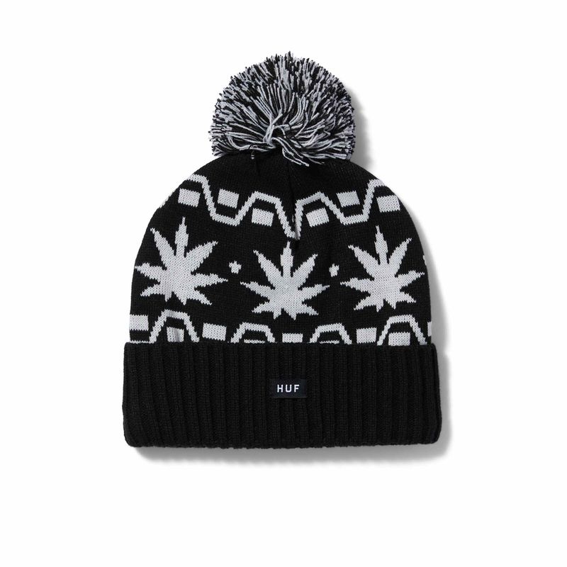 APRES CUFF POM BEANIE