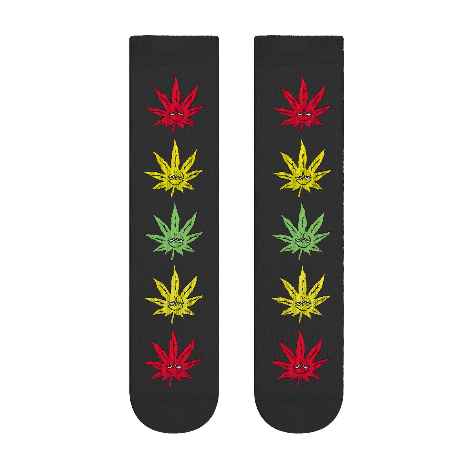 GREEN BUDDY SOCK - BLACK