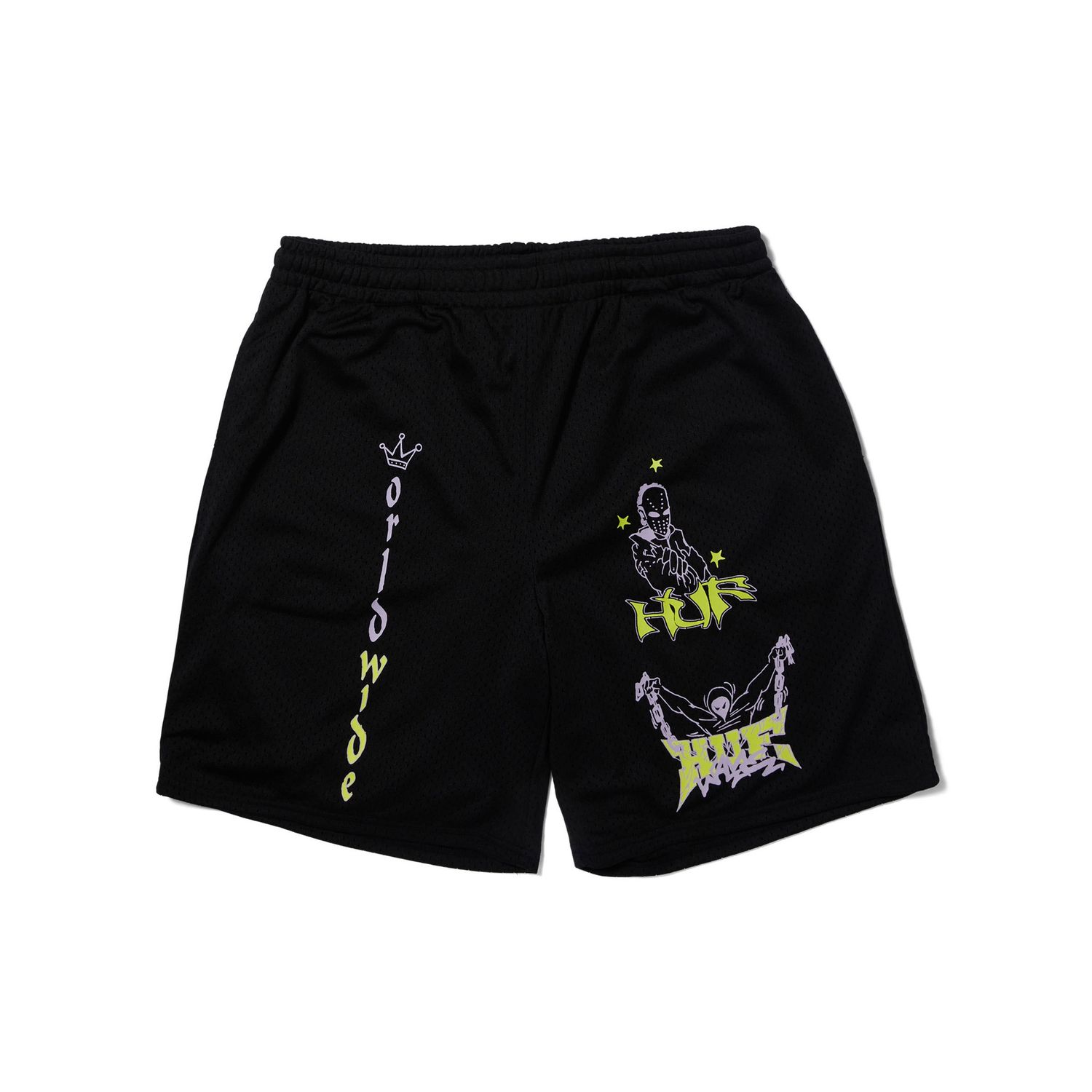 ZINE MESH BASKETBALL SHORT - BLACK