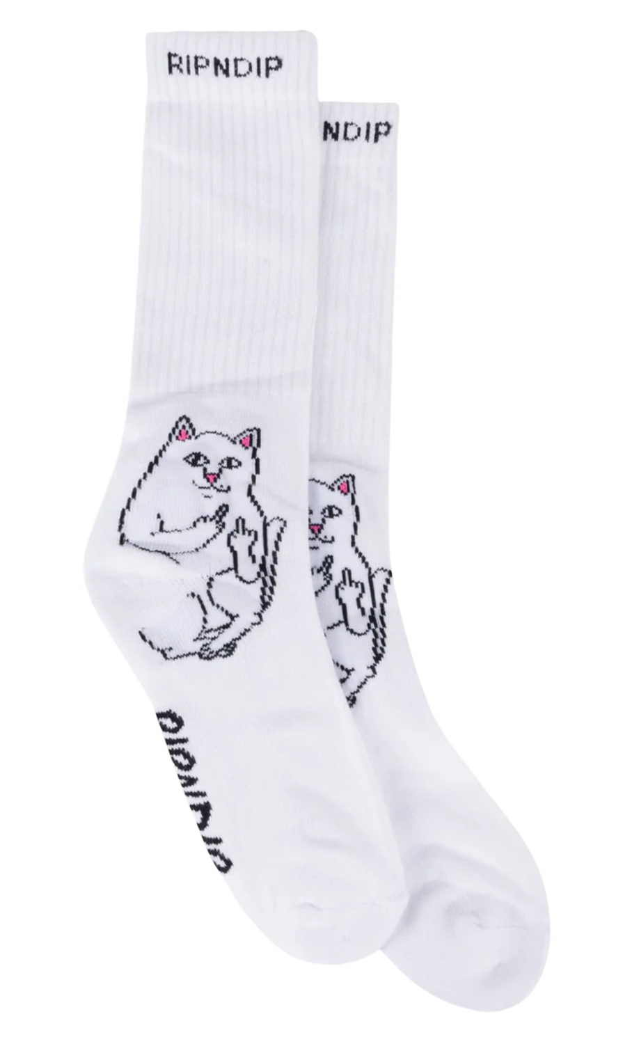RIPNDIP LORD NERMAL SOCKS (WHITE)