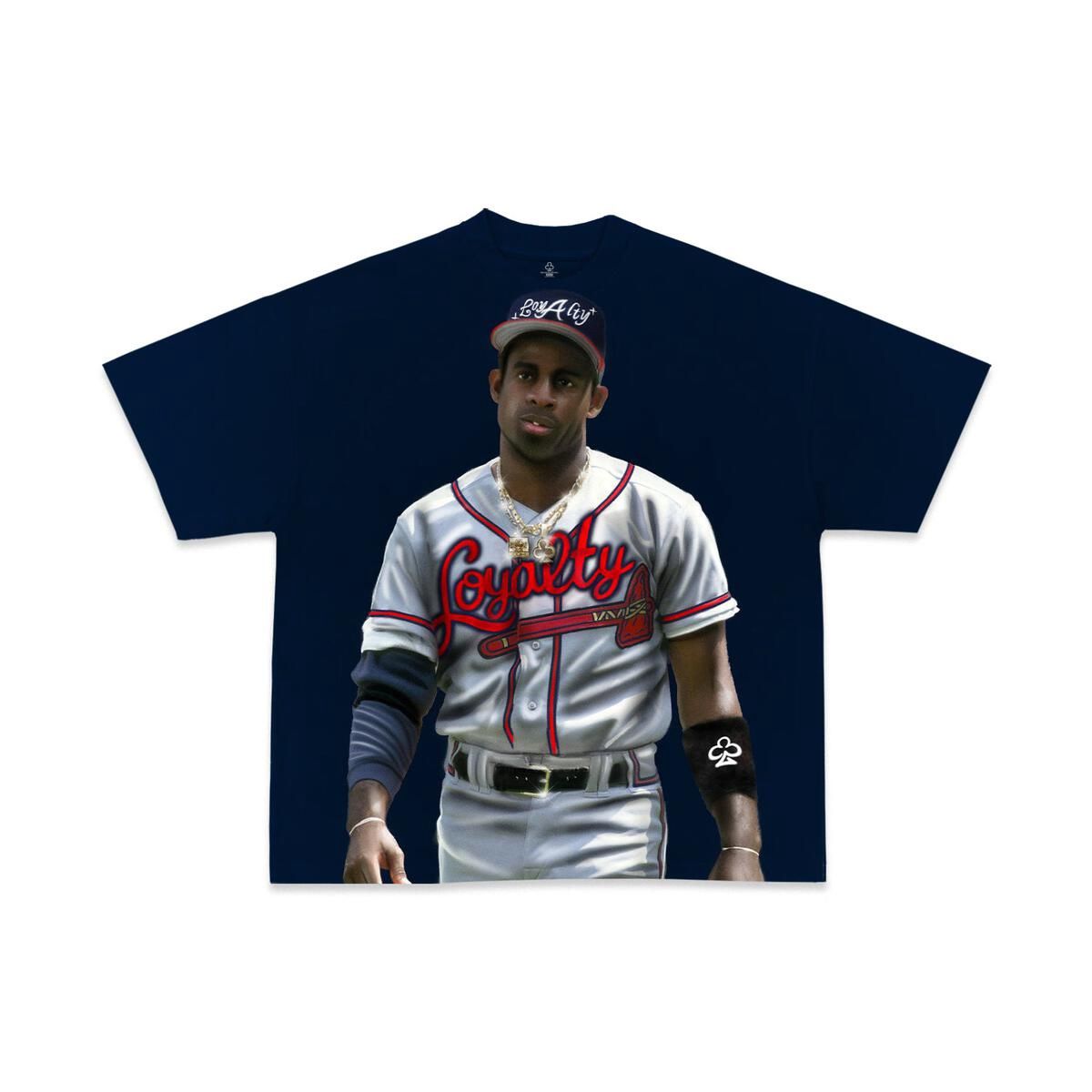 DEION SANDERS AIRBRUSH ATLANTA TEE