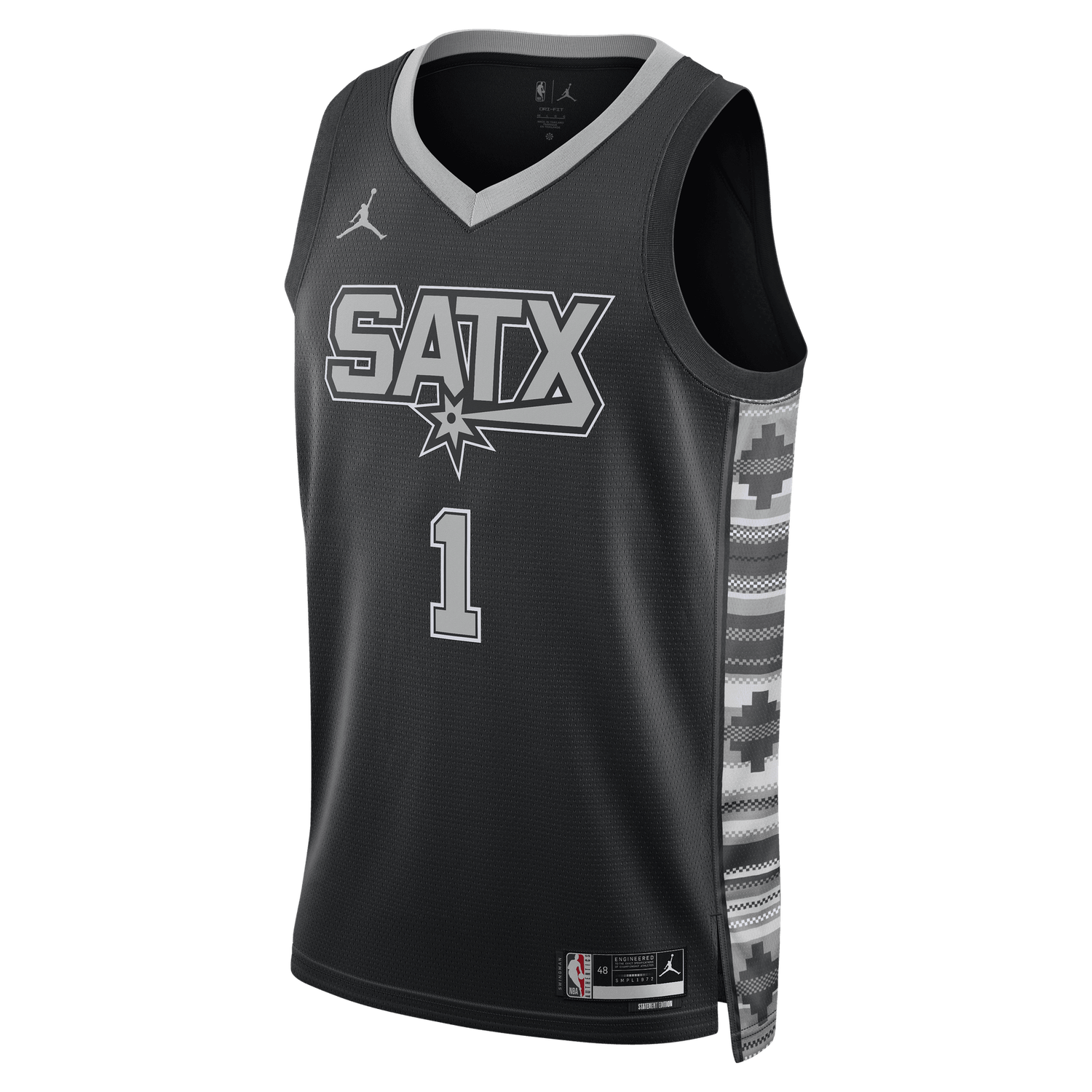 NIKE SPURS STATEMENT EDITION JERSEY DO9543-014