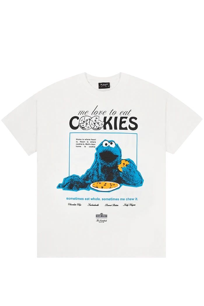I Eat Cookies T-Shirt - White